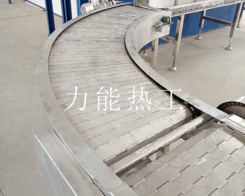广东不锈钢链板转弯输送机